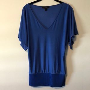 Express Blue Shimmer Shirt